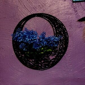 Vintage Wrought iron plant hanger